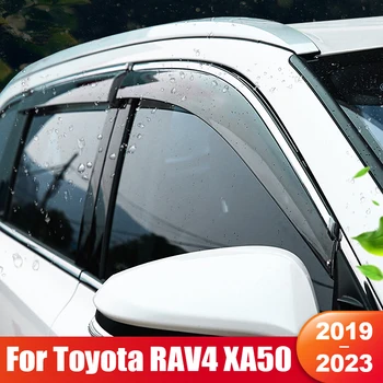 Toyota RAV4 XA50 2019 2020 2021 2022 2023 RAV 4 Hibridinių Automobilių Langų, Tentai, Pavėsinės Išlieti Lietaus Reflektoriai Guard Priedai