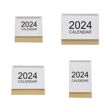Didelis Mėnesio 2024 Mini Stalinis Kalendorius Storio Popieriaus ir Nusprendė, Blokus, Kalendoriai H7EC