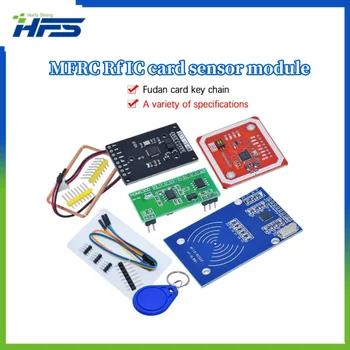 RFID modulis su SPI žymes rašyti ir skaityti Arduino Uno 2560, RC522, MFRC-522, RDM6300, S50, 13.56 MHz, 125Khz, 6cm