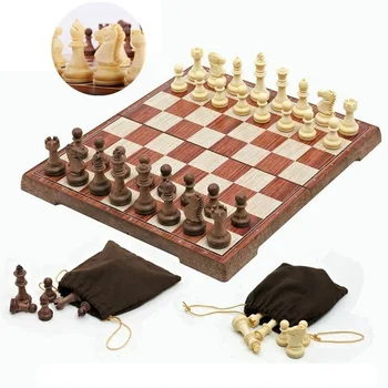 Nauji Šachmatai Sulankstyti Valdybos 4 Dydis Magnetinė Lenta Turnyro Kelionės Nešiojamų Šachmatų Nustatyti Tarptautinius Magnetinio Šachmatų Rinkinį žaisti Dovana