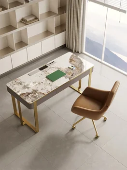 Stalas šviesos prabangūs modernios paprasta high-end roko valdybos stalas dizaineris studijų stalas namuose stalinį kompiuterį