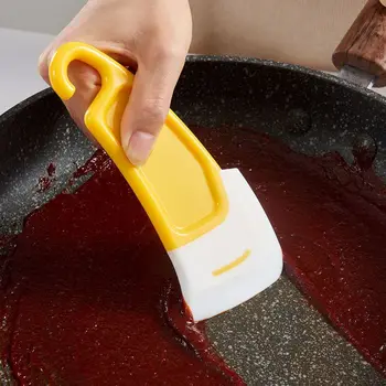 Maisto klasės Japonų virtuvės naftos valymo grandiklis silikono riebalų šalinimo grandiklis, grietinėlė, kepimo tepinėlio peilis dėmių grandiklis
