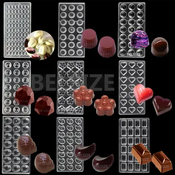 Konditerijos Įrankiai, Polikarbonato Šokolado Pelėsių Šokolado Bomba Širdies Kulka Formos Saldainiai Saldainiai Saldainiai Konditerijos Gaminiai, Kepimo Formos