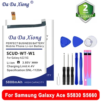 EB-BA336ABY SCUD-WT-W1 Bateriją, Skirtą Samsung Galaxy Note Tab Aktyvus Ace S5830 T365 4 A22 A23 F23 S22 M52 A53 Plus Ultra 5G + Įrankio