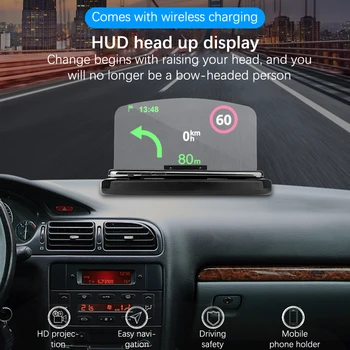 Mobiliojo Telefono Laikiklis HUD Automobilių Navigacijos Projektorius, Head-up Display 