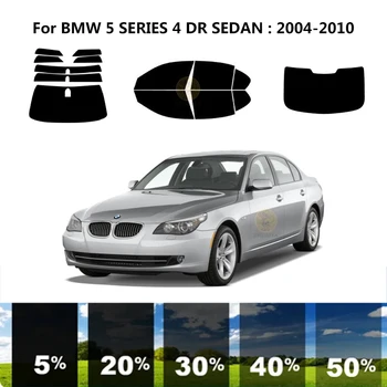 Pjaustytuose nanoceramics automobilių UV Lango Atspalvis, Rinkinys, Automobilių Langų Plėvelės BMW 5 SERIES E60 4 DR SEDANAS 2004-2010 m.