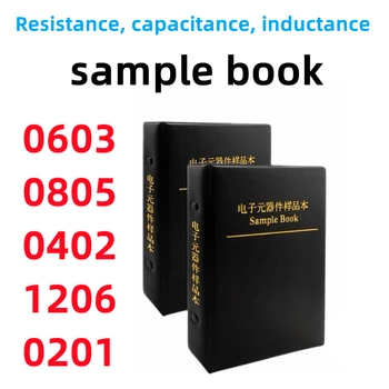 Atsparumas knyga, talpą, knygos, indukcinių knygos 0603 0805 0402 1206 0201 Keraminių kondensatorių atsparumas mėginio knyga