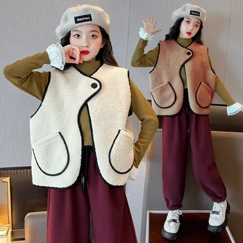 Merginos Rudens Žiemos 2023 Naujas Populiarus Stilius Outwear Mados Layup Mažas Kvapnių Kailio Sutirštės Universalus Kailis