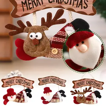 Kalėdų Dekoratyvinis Audinys Pakabučiai Kalėdų Dekoracijas Sniego Santa Mažai Senelio Lėlės Briedžių Prekių X4L8