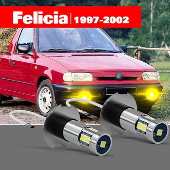 Už Skoda Felicia 1997-2002 2vnt LED Rūko žibintų Priedai 1998 1999 2000 2001