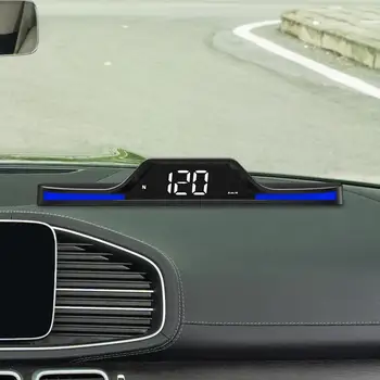 Auto Head up Display Lengvai montuojama Moderni Daugiafunkcinė HUD Skaitmeninis Greičio Ridos, skirtų Sunkvežimiams, Automobiliams, Transporto priemones, Visureigius Visi Automobilių